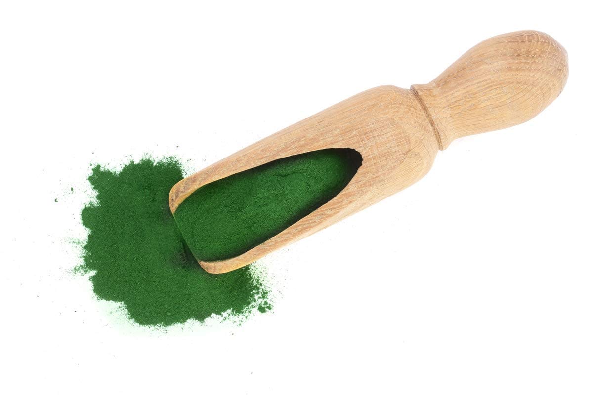 2lb Organic Spirulina Powder - Non-GMO, Kosher, Raw Blue-Green Algae, Vegan Superfood - Pure Green Protein, Rich in Vitamins & Minerals - Great for Drinks - Bulk Size