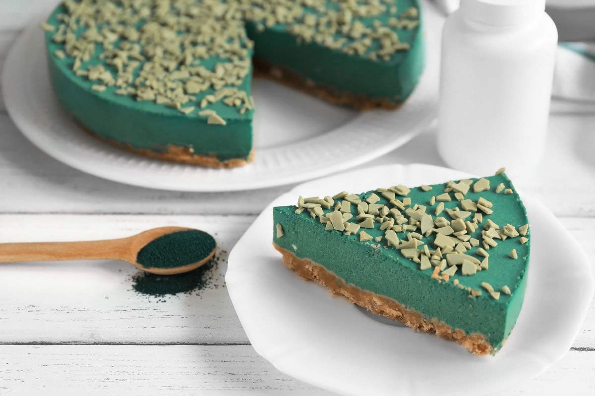 2lb Organic Spirulina Powder - Non-GMO, Kosher, Raw Blue-Green Algae, Vegan Superfood - Pure Green Protein, Rich in Vitamins & Minerals - Great for Drinks - Bulk Size