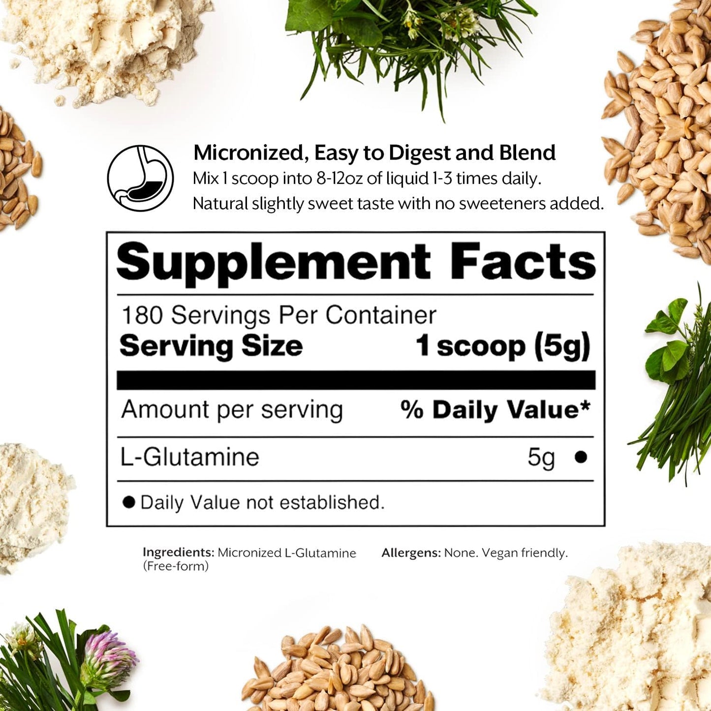 2lb ProMix Nutrition L Glutamine Powder Supplement for Muscle Recovery & Gut Health - BoostGo Australia