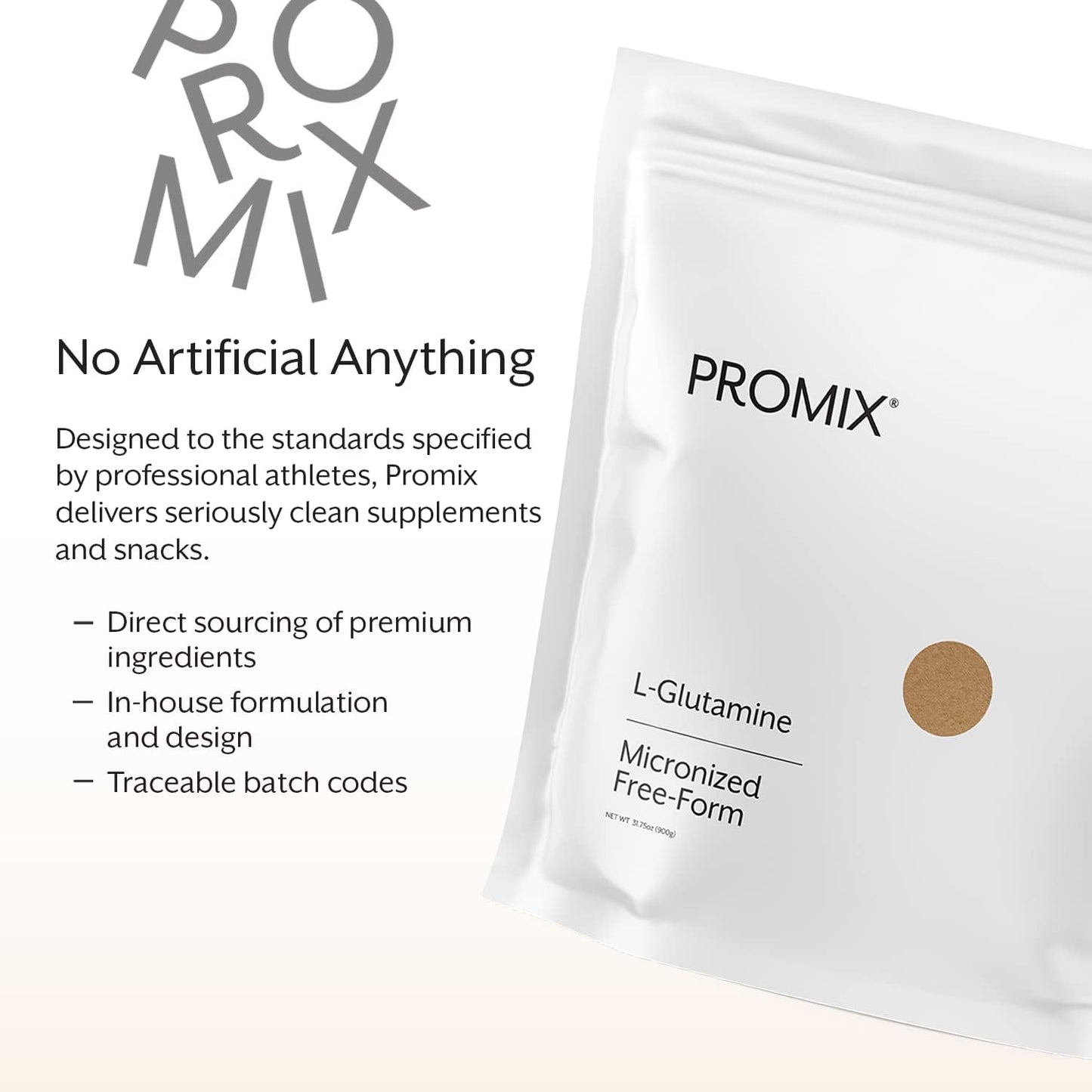 2lb ProMix Nutrition L Glutamine Powder Supplement for Muscle Recovery & Gut Health - BoostGo Australia