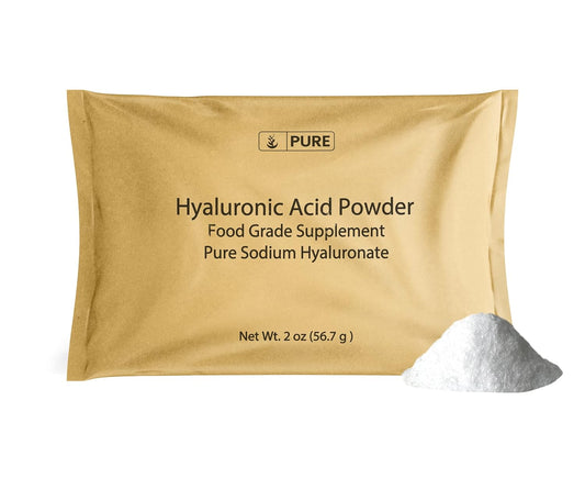 2oz Hyaluronic Acid Fine Powder - Pure Original Ingredients, Water Soluble