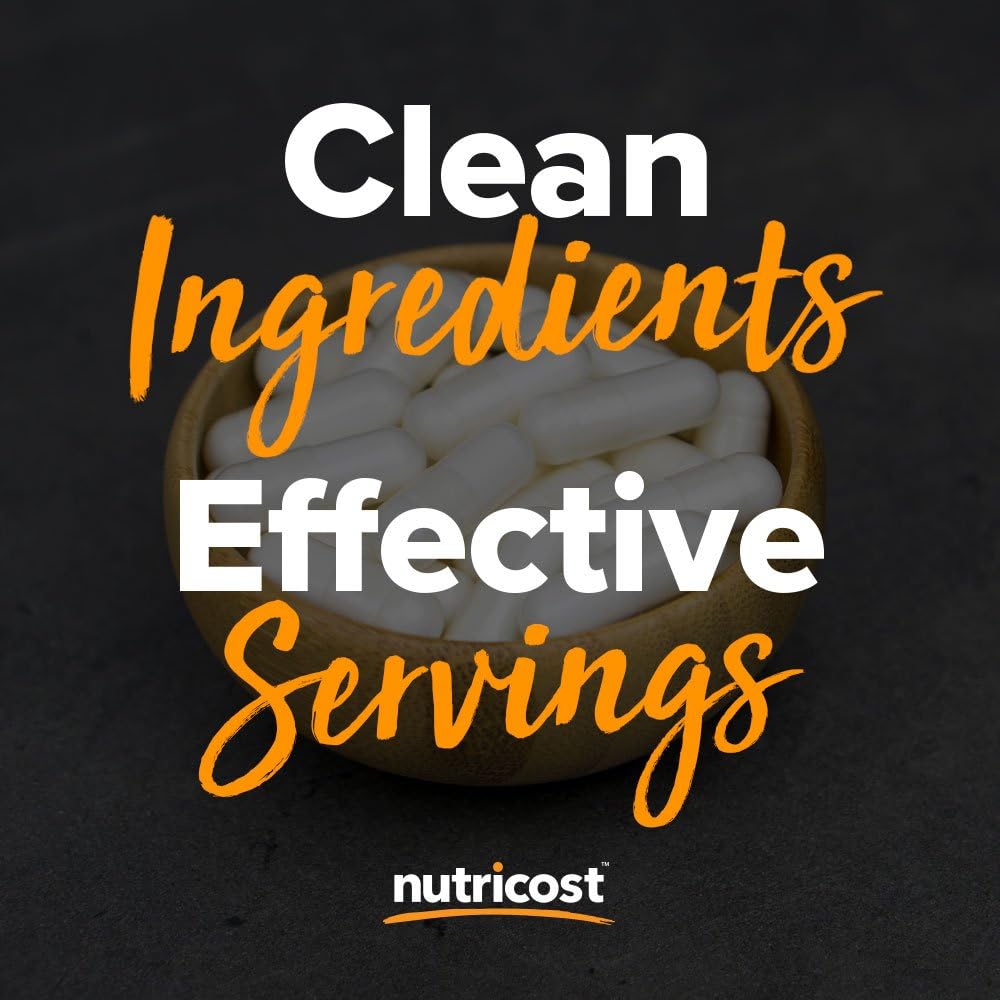 3 Bottles of Nutricost Betaine HCl + Pepsin 790mg, 240 Capsules Each - Total of 720 Capsules, Gluten Free & Non-GMO