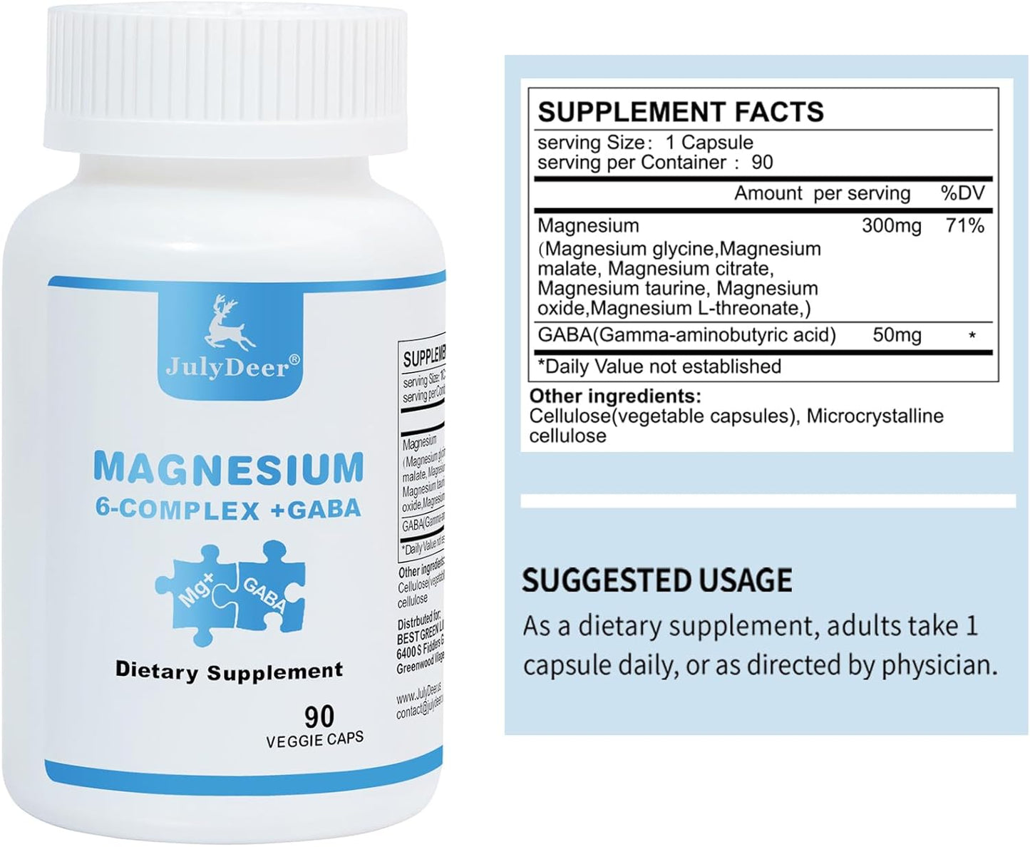 3 Bottles of Sixfold Magnesium Complex | 350mg Magnesium Blend for Muscles, Nerves, Energy & Sleep Support | High Absorption | Vegan | 90 Capsules