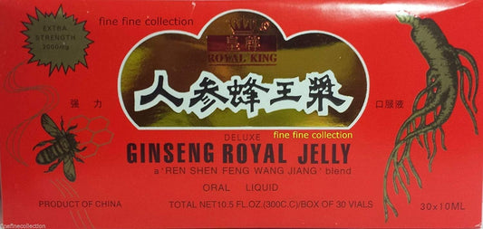 3 Boxes of Ginseng Royal Jelly Extract - 90 Bottles for Immune Support and Energy Boost