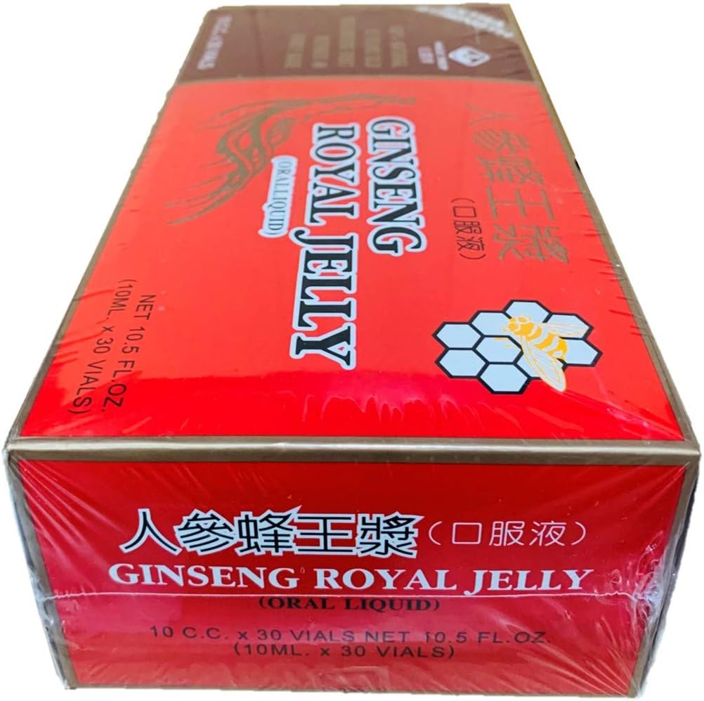 3 Boxes of Magic Drop Ginseng Royal Jelly (30 Vials Each), Total of 90 Vials - New Green Nutrition