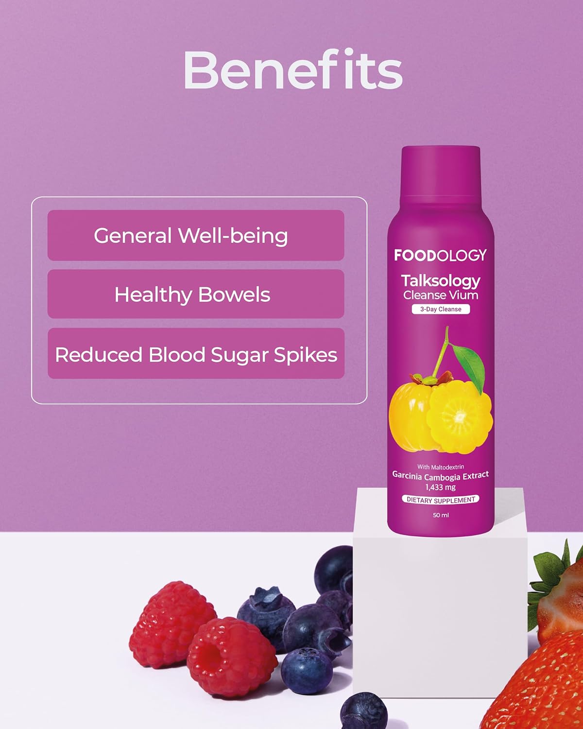 3-Day Garcinia Cambogia Shots with Vitamin Cleanse by FOODOLOGY Talksology Vium