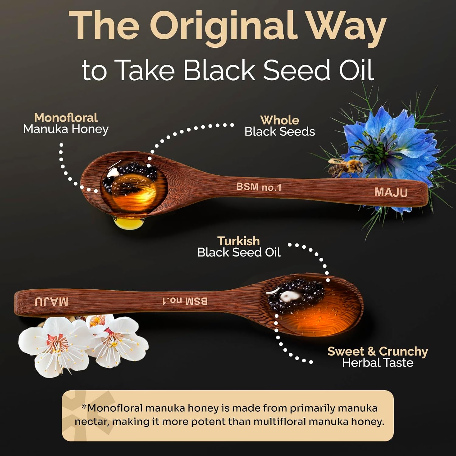 3-in-1 Black Seed Oil, Manuka & Mineral Replenish Bundle by Maju Superfoods