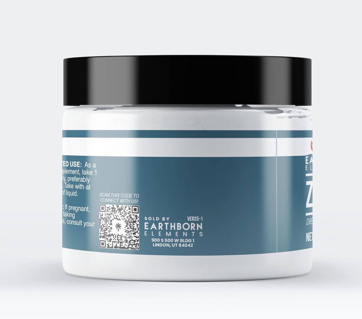 3 oz Earthborn Elements Zinc Gluconate - Pure Formula with Zero Fillers and Additives