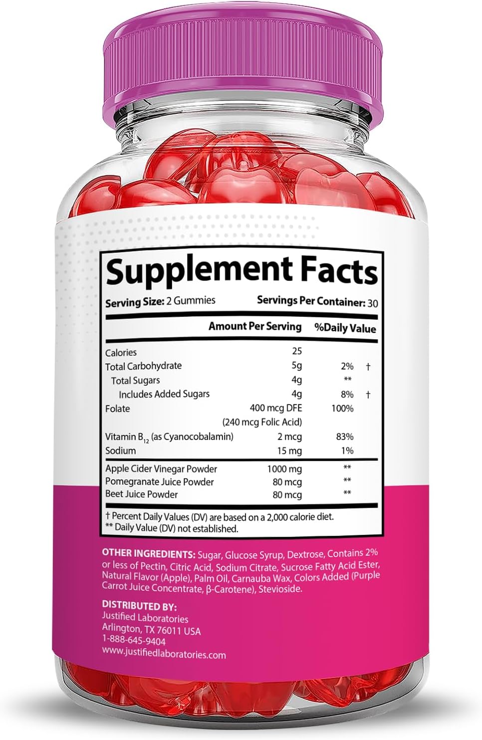 3 Pack Bliss Keto ACV Gummies 1000MG Advanced Formula with Pomegranate & Beet Juice - B12 Vegan Non GMO - 180 Gummies