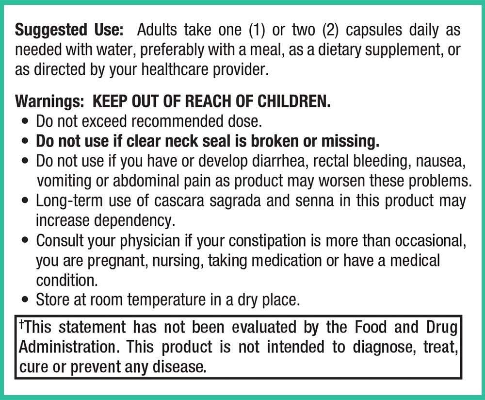 3 Pack Colon Cleanse and Detox Supplement for Gut Health with Fiber, Prebiotics, and Probiotics - Natural Colon Support with Inulin and Senna Leaf Extracts