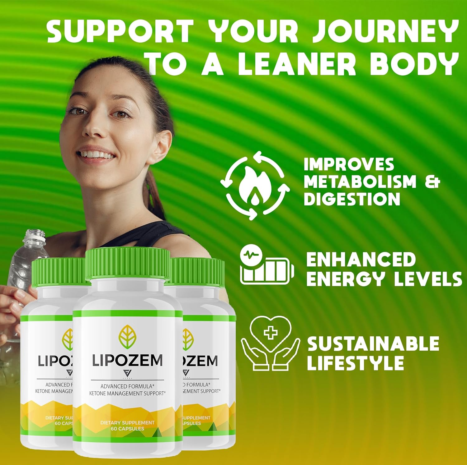 3 Pack Fyvus Keto Capsules for Advanced Strength Health & Wellness Support - Lipo Zem Plus Maximum Keto Formula (180 Capsules)