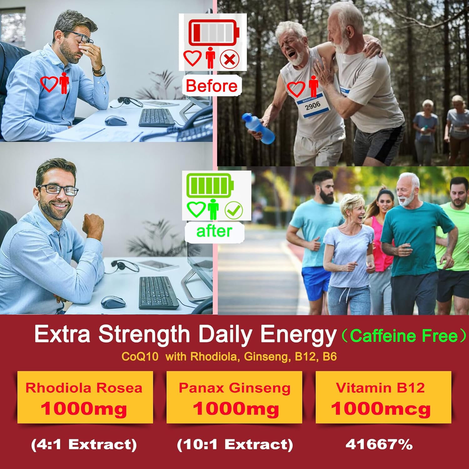 3-Pack Heart Health Gummies with Potassium, Magnesium, and CoQ10