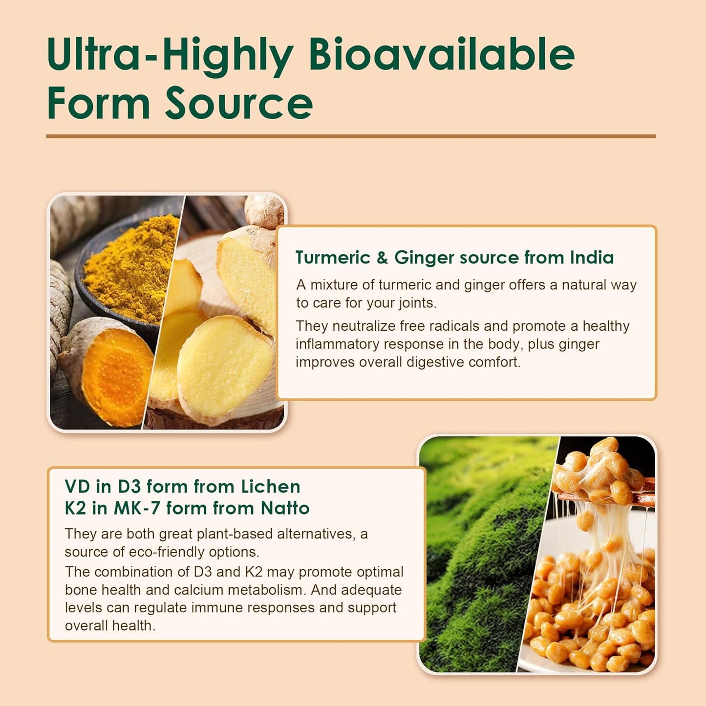 3 Pack Immune Support Gummies with Turmeric, Ginger, and Menopause Supplement