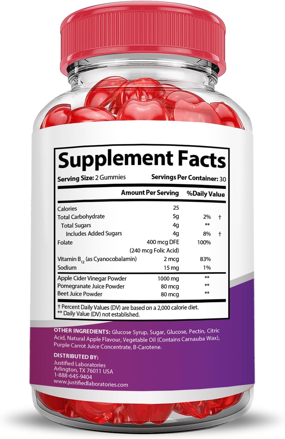 3 Pack Keto Drops Keto ACV Gummies - 1000MG Advanced Formula with Pomegranate Beet Juice Powder - B12 Vegan Non GMO 180 Gummys