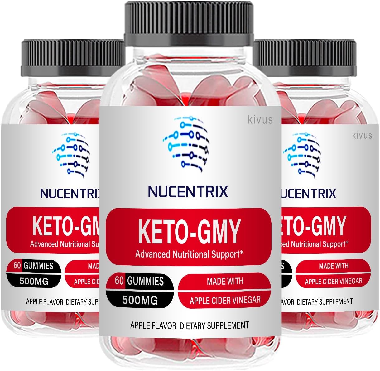 3 Pack Keto GMY Gummies - 180 Gummies for Keto Diet