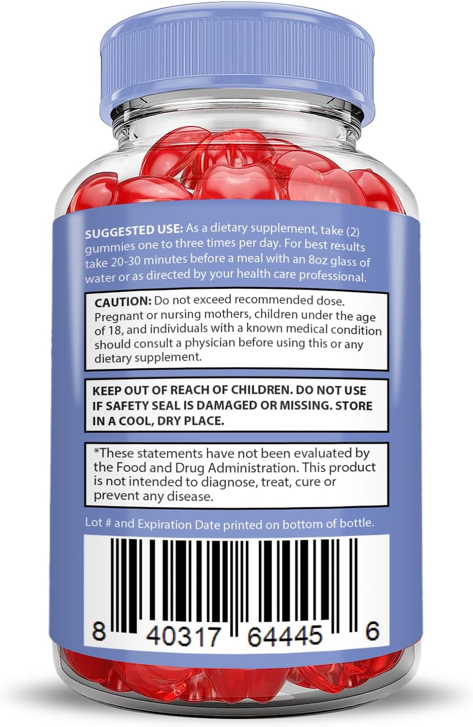 3 Pack of Justified Laboratories Microbio Keto ACV Gummies - Advanced Formula with Apple Cider Vinegar, Pomegranate, Beet Juice Powder, B12 - Vegan & Non GMO - 1000MG - 180 Gummies