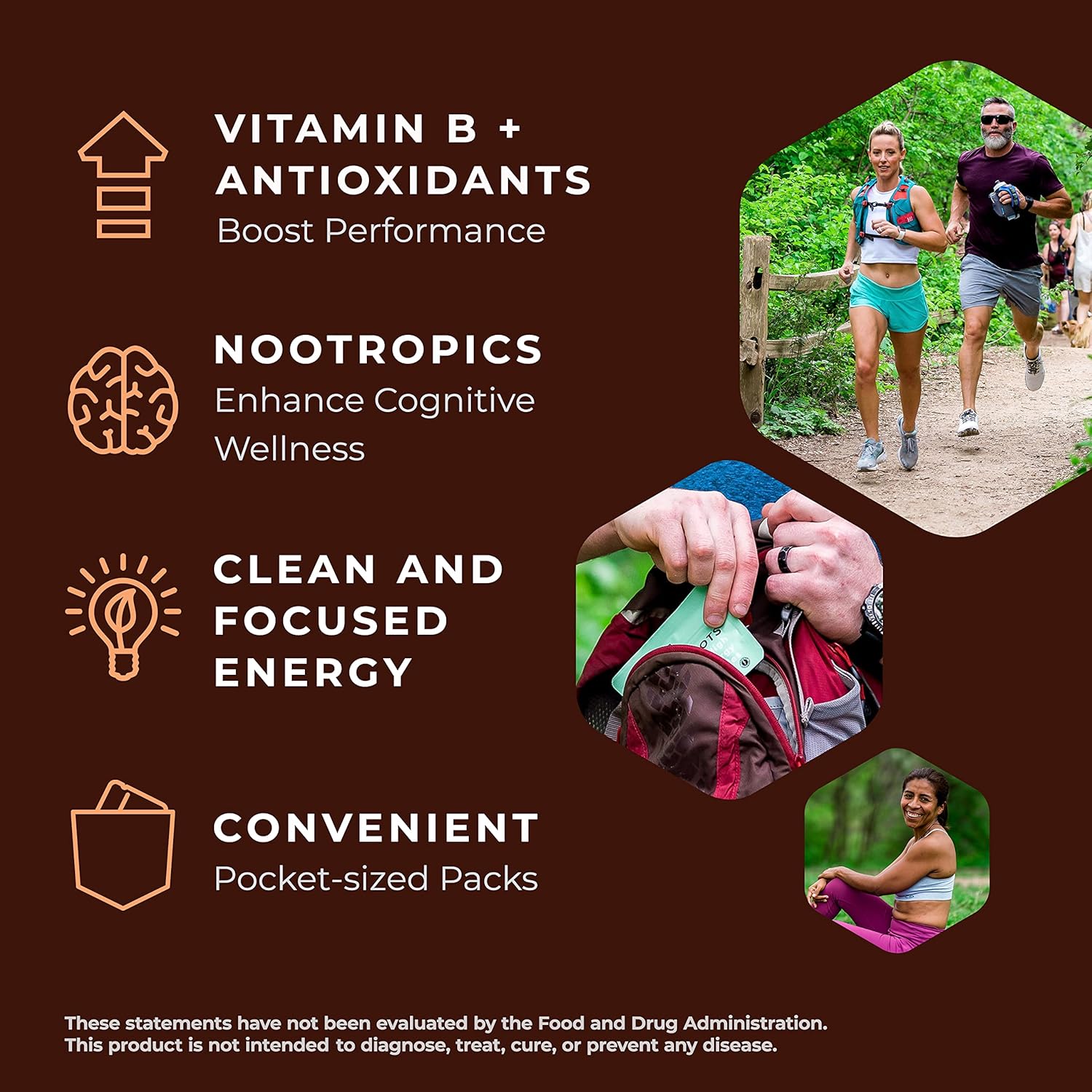 3-Pack of Vegan Caffeine Energy Chews - 200mg per Pack - Gluten-Free and Plant-Based Energy Gummies for an Instant Boost