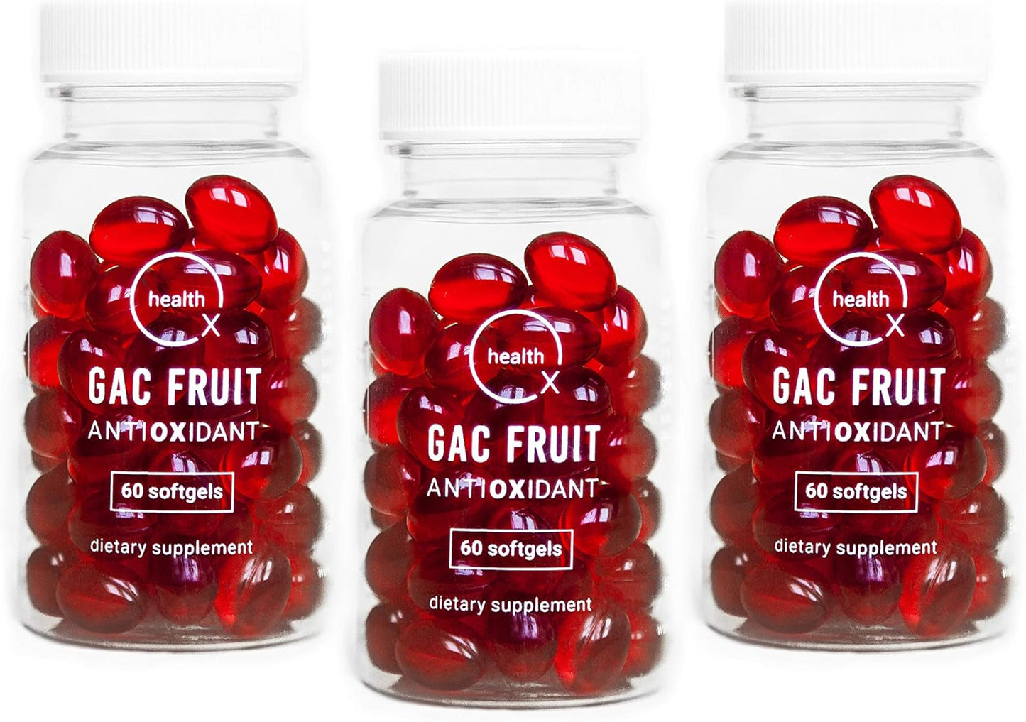 3-Pack OX HEALTH Super Antioxidant Supplement with Gac Super Fruit, DHA, and Momordica - 180 Softgels for Healthy Aging and Immune Support - BoostGo Australia