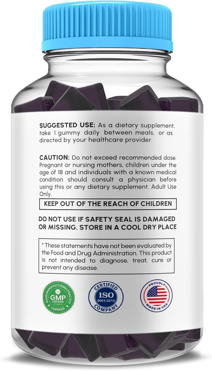 3 Pack Prime Vigor XL Gummies Supplement for Men - Maximum Strength Advanced Shilajit Irish Sea Moss Fenugreek - Energy & Vitality Support - 3 Month Supply