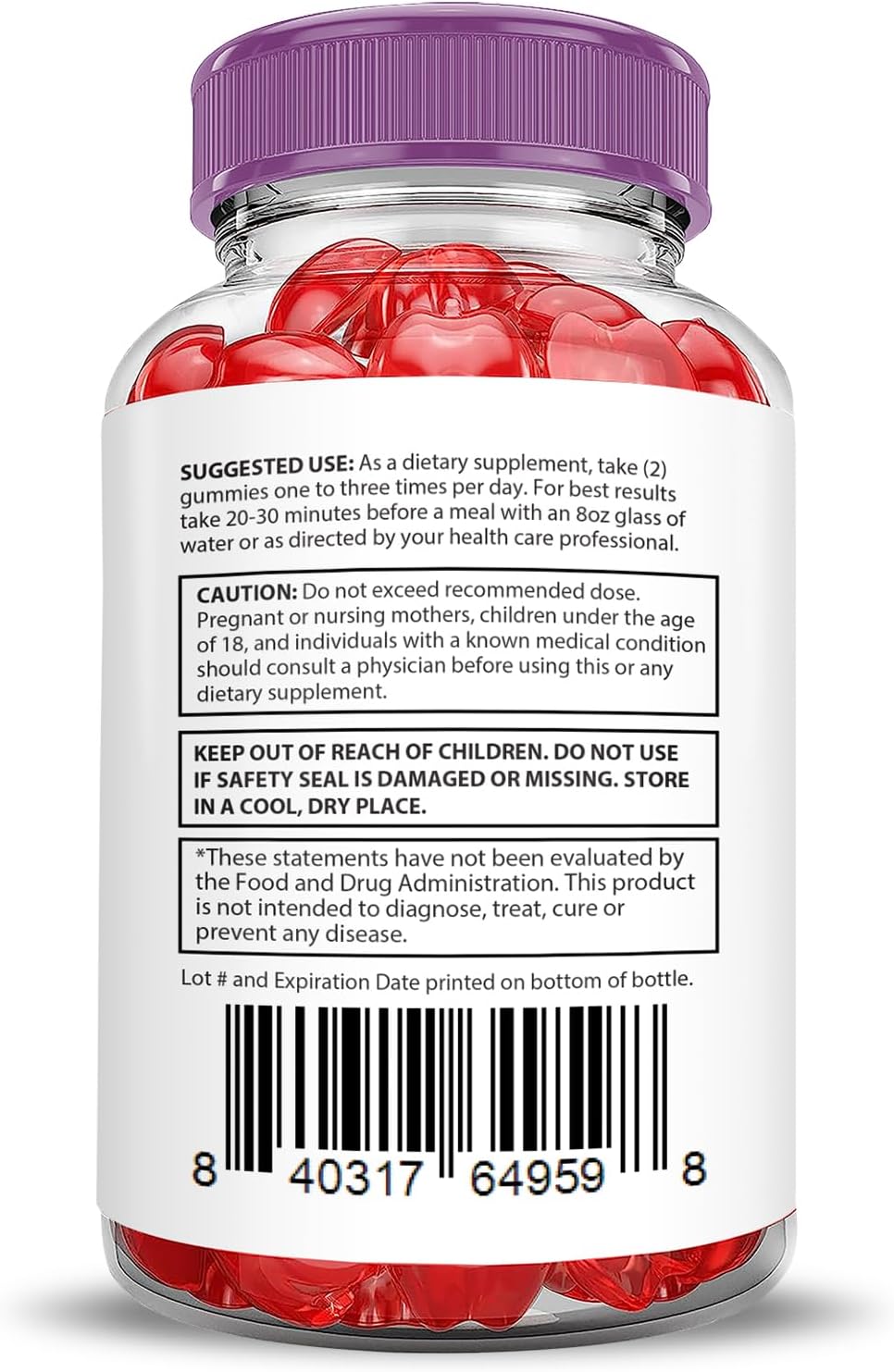 3 Pack Rapid Ripped Keto ACV Gummies - 2000MG Extreme Strength with Apple Cider Vinegar, Pomegranate & B12 - Vegan & Non-GMO - 180 Gummies