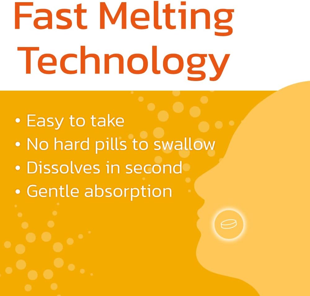 3 Packs of Lovita Maximum Strength B12 Vitamins 5000 mcg - Quick Dissolve Sublingual Tablets for Energy & Nervous System Support - 360 Vegan Non-GMO B12 Tablets