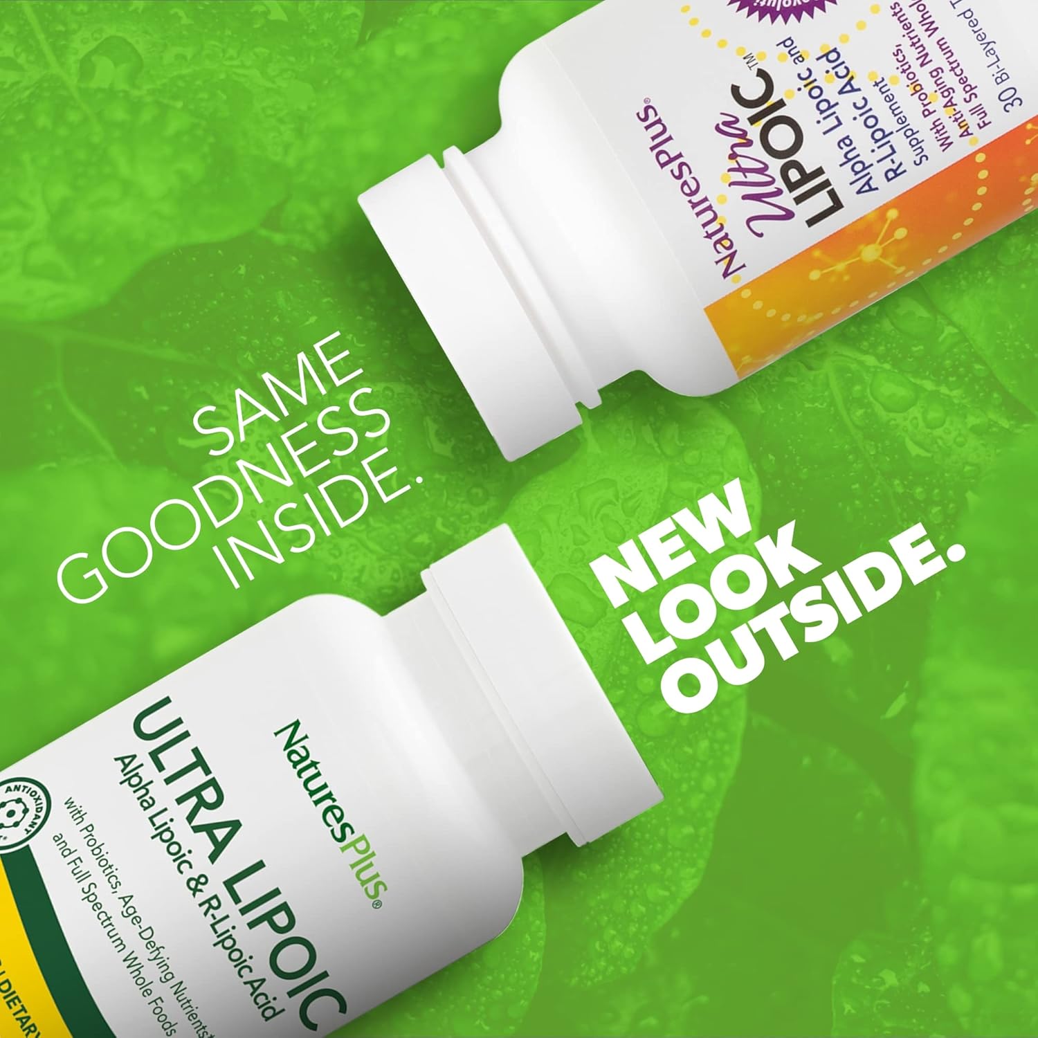 30 Bi-Layered Natures Plus Ultra Lipoic Tablets - Antioxidant Support with Probiotics & Age-Defying Nutrients - Gluten Free (30 Servings)