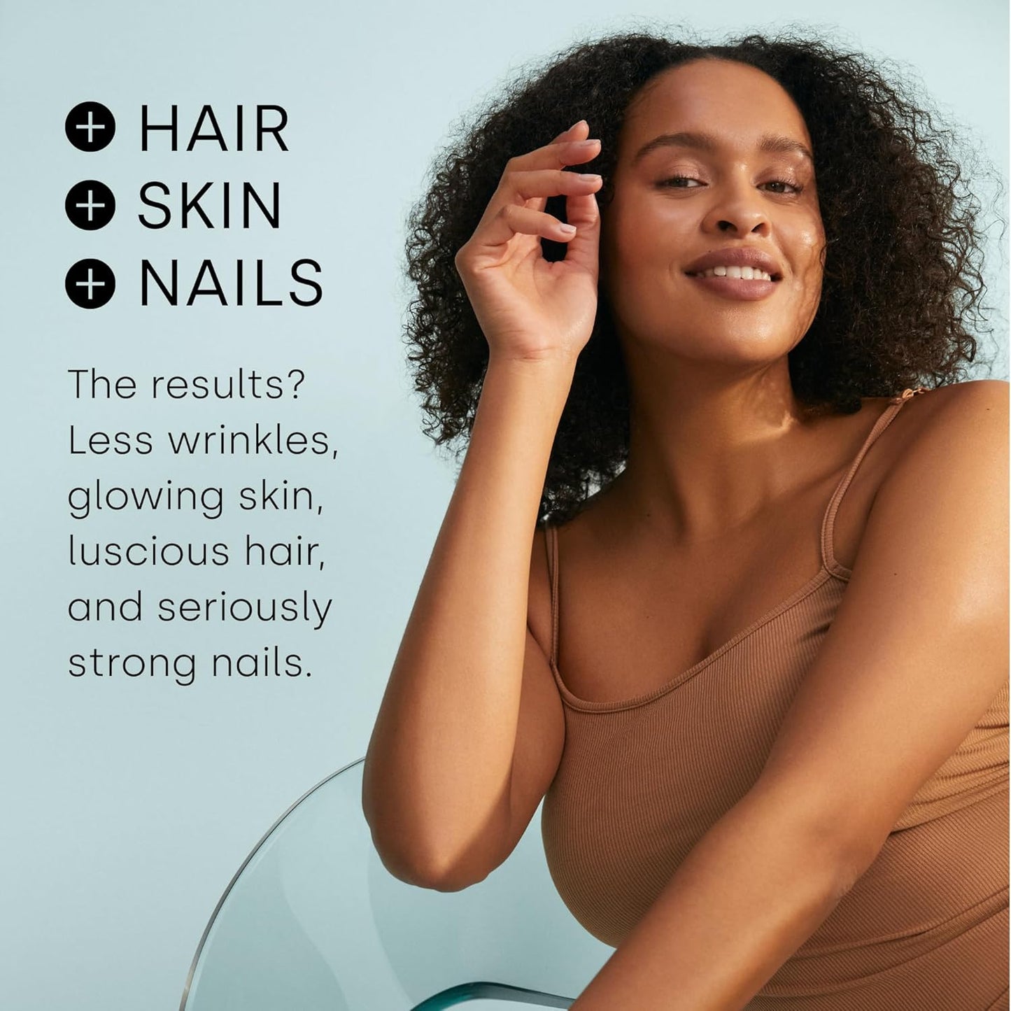 30 Capsules of Biosil Advanced Hair and Nail Care with ch-OSA and Biotin for Hair and Nail Growth, Strength, and Thickness - 15-Day Supply