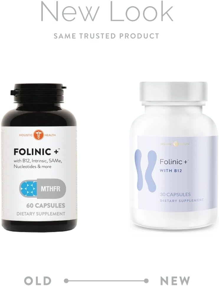 30 Capsules of Holistic Health Folinic Supplement for Overall Wellbeing