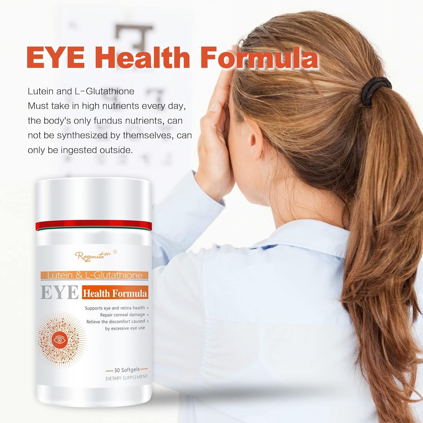 30 Capsules of WhaazzPop Lutein with Zeaxanthin for Blue Light Protection and Eye Health