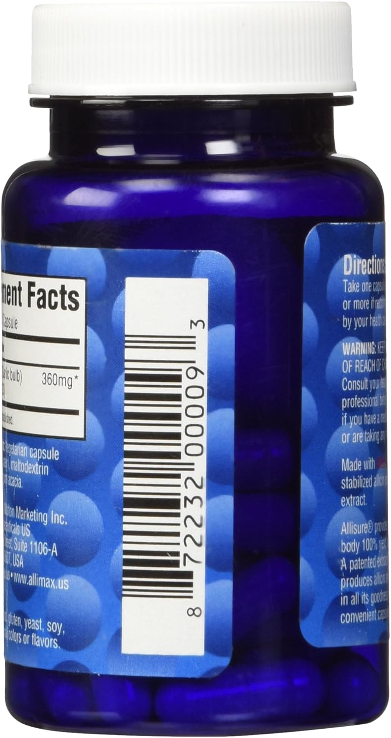 30 Count Allimax Alliultra Capsules - 360mg Strength
