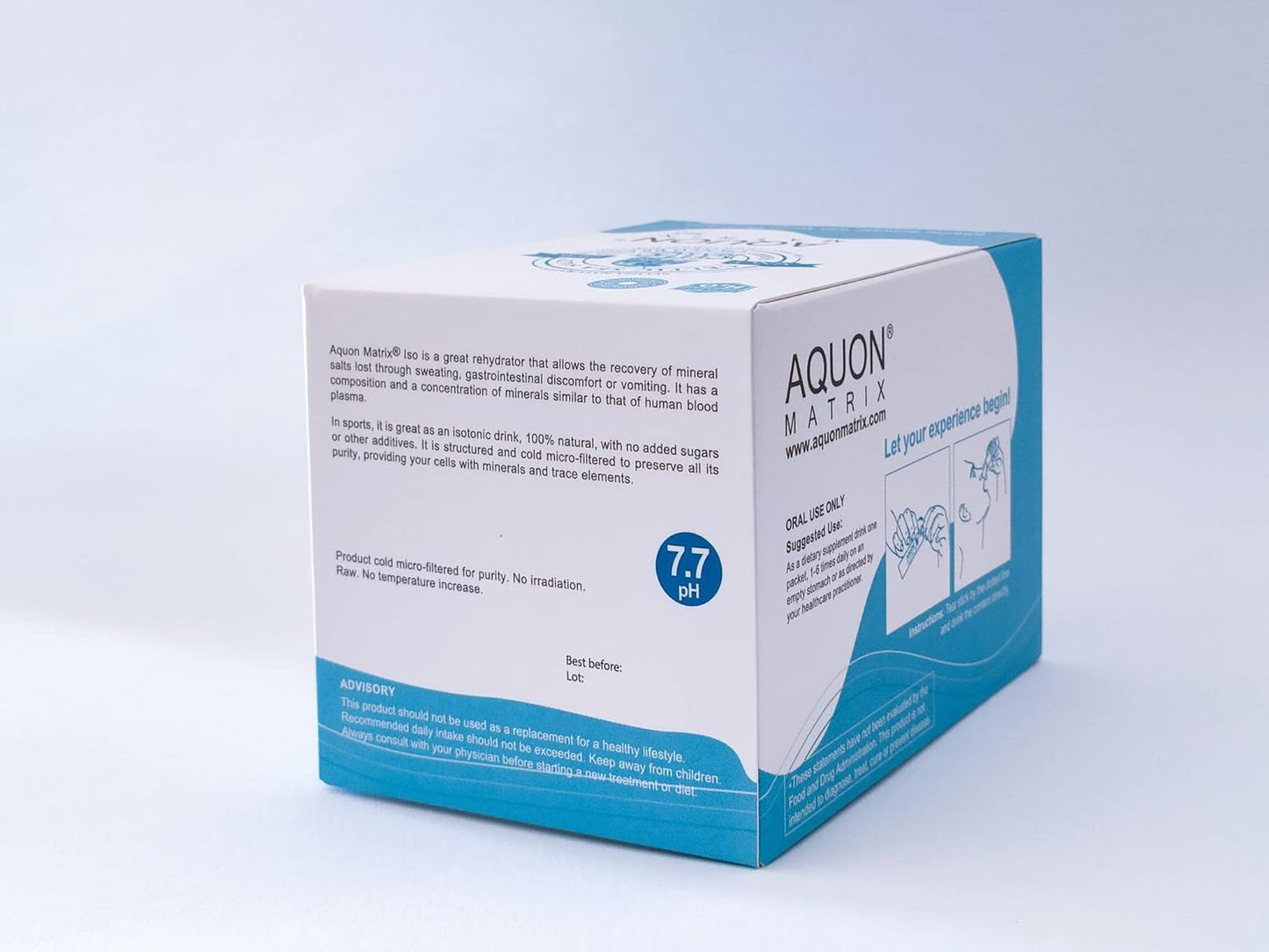 30 Count Celtic Sea Salt Aquon Vital Mineral Seawater Sticks - Enhances Natural Hydration for Peak Body Performance