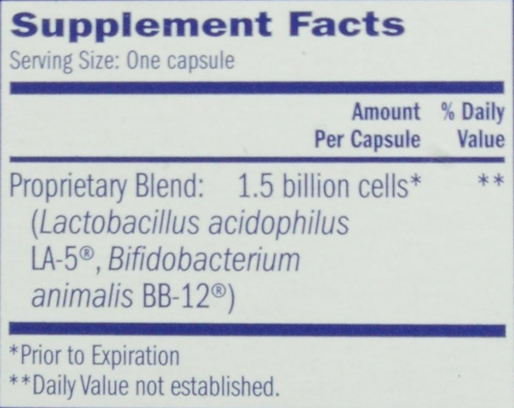 30 Count Htlaew Trubiotics Probiotic Supplements Capsules for Gut Health