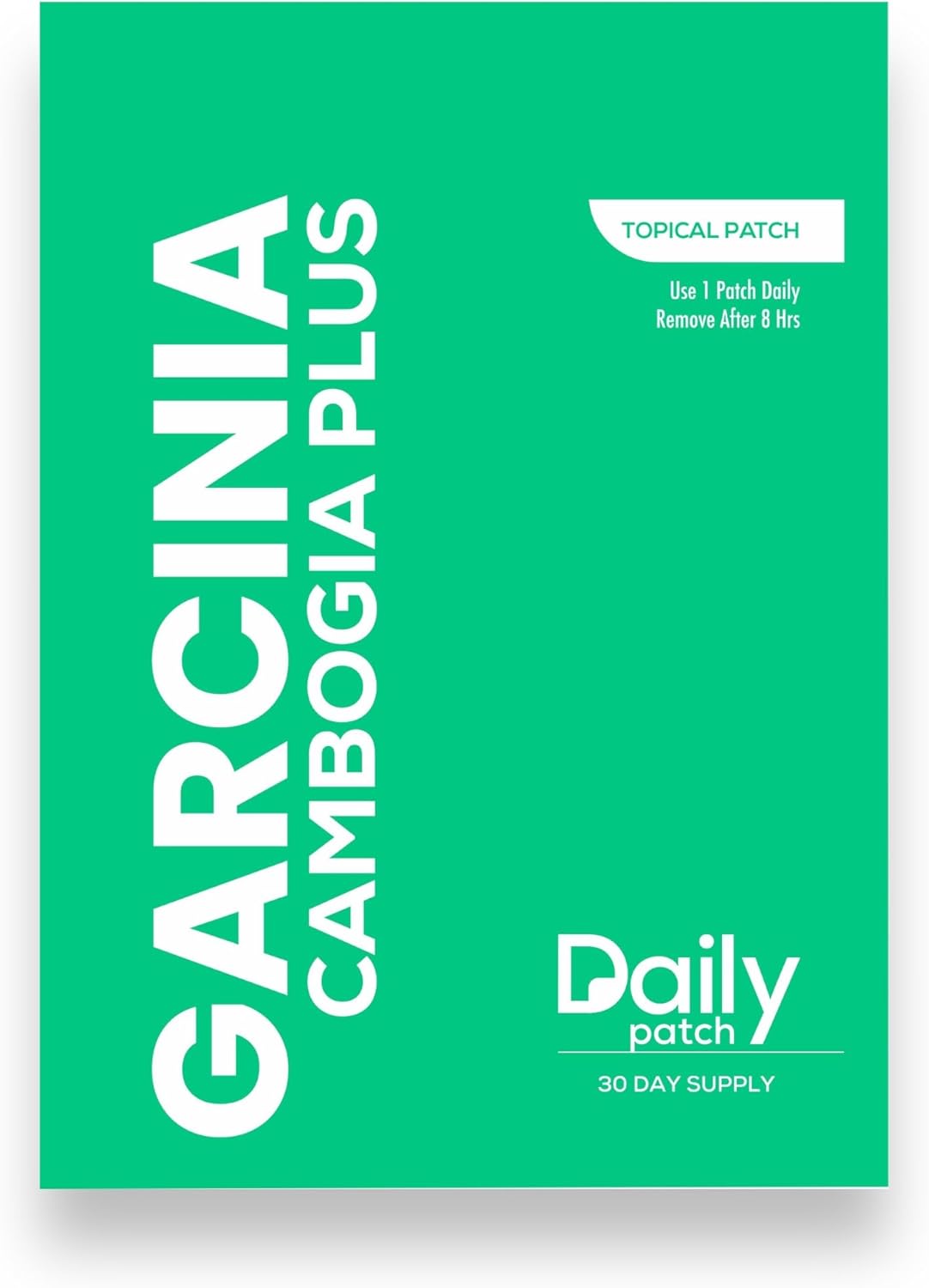 30 Day Supply of Daily Garcinia Cambogia Patches for Weight Loss