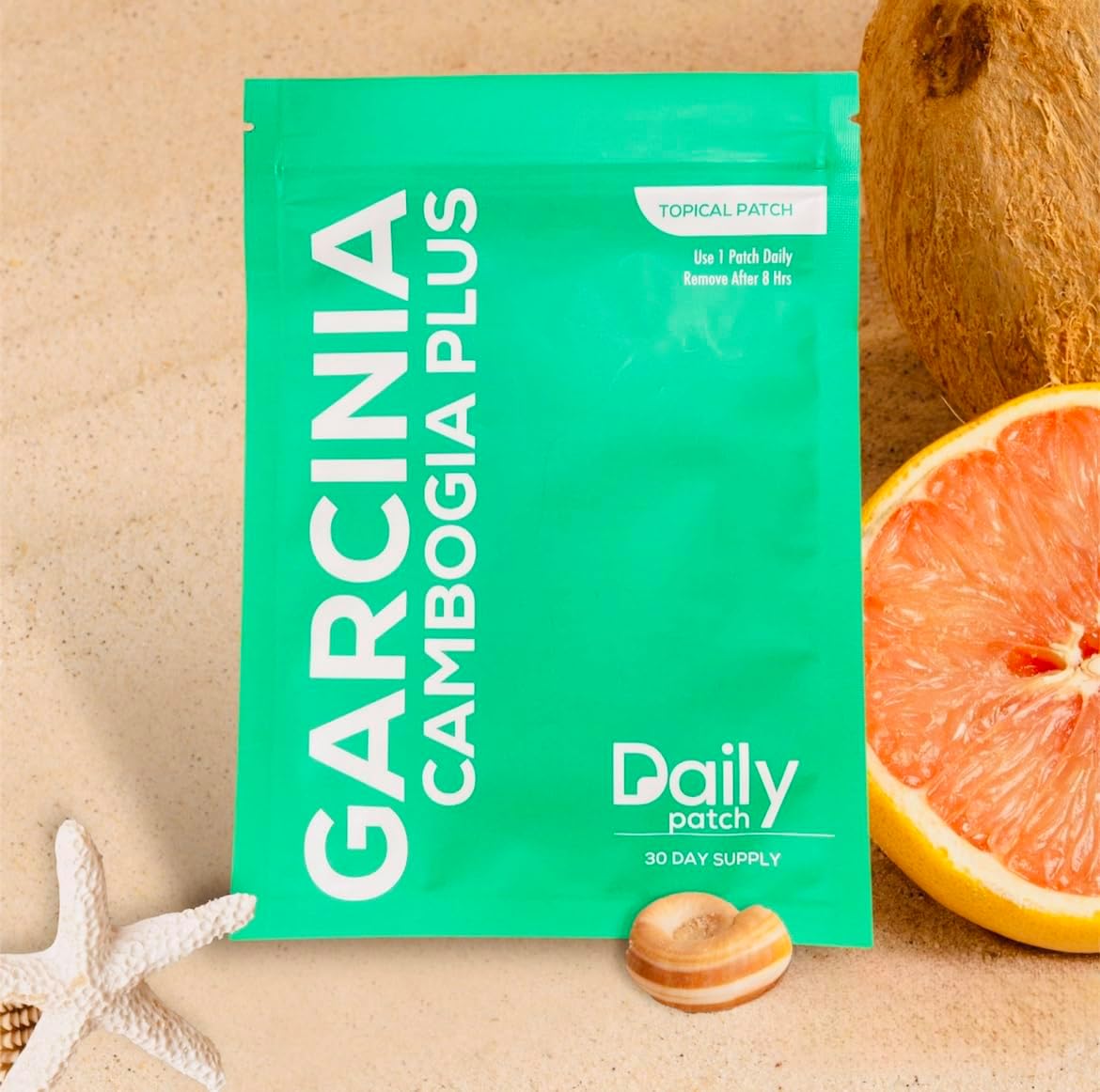 30 Day Supply of Daily Garcinia Cambogia Patches for Weight Loss