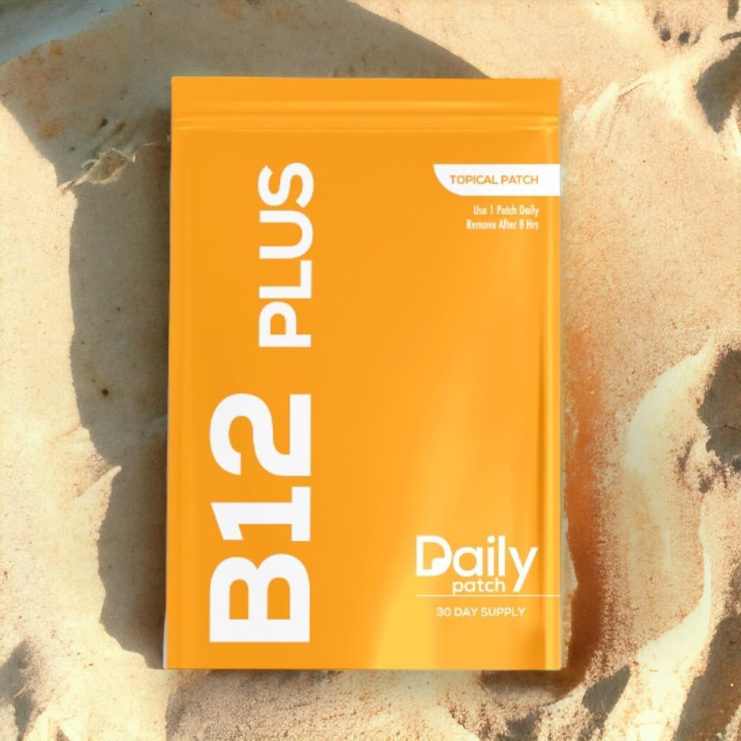 30-Day Supply of Daily Patches B12 Energy Plus Topical Supplement - BoostGo Australia