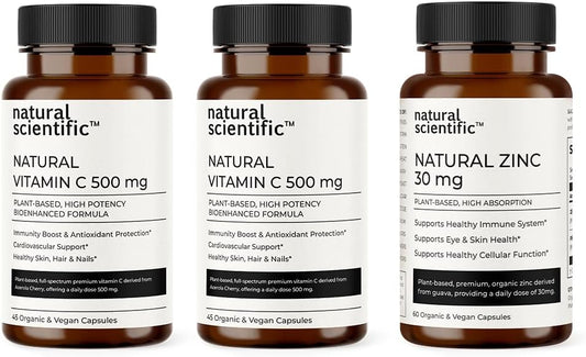 30 Day Supply of Vegan & Organic Vitamin C and Zinc Immune Support Kit - BoostGo Australia