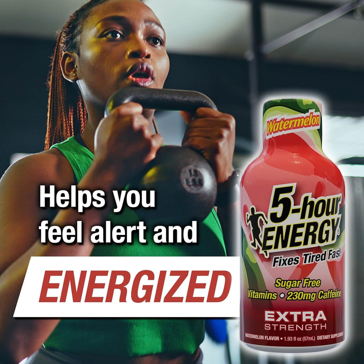 30 Pack of 5-hour ENERGY Extra Strength Watermelon Energy Shots - 1.93 oz Each, Zero Calories, Sugar-Free, 230 mg Caffeine, Amino Acids, B Vitamins - Dietary Supplements