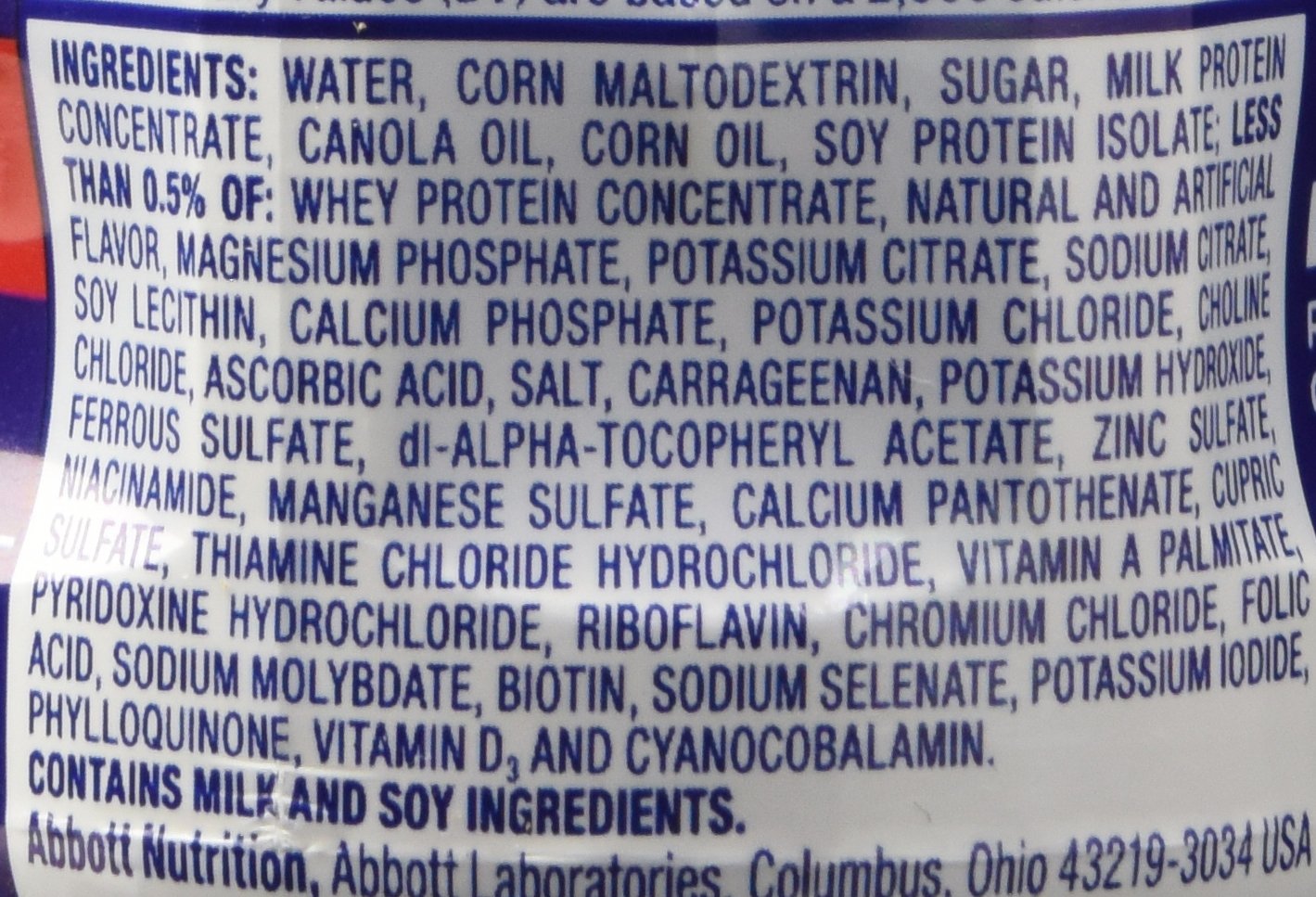 30 Pack of Ensure Plus Nutrition Shakes, 8 FL Oz Each - Vanilla Flavor