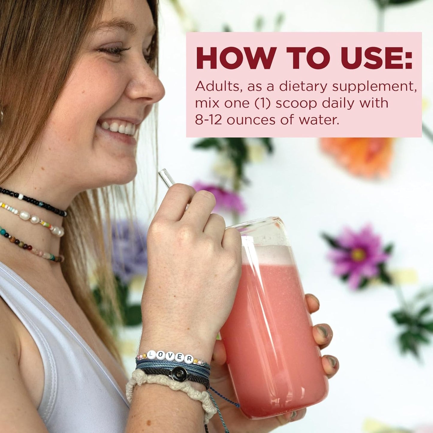 30 Servings TransformHQ Beauty Collagen Fruit Punch Blend for Hair, Skin, and Nails