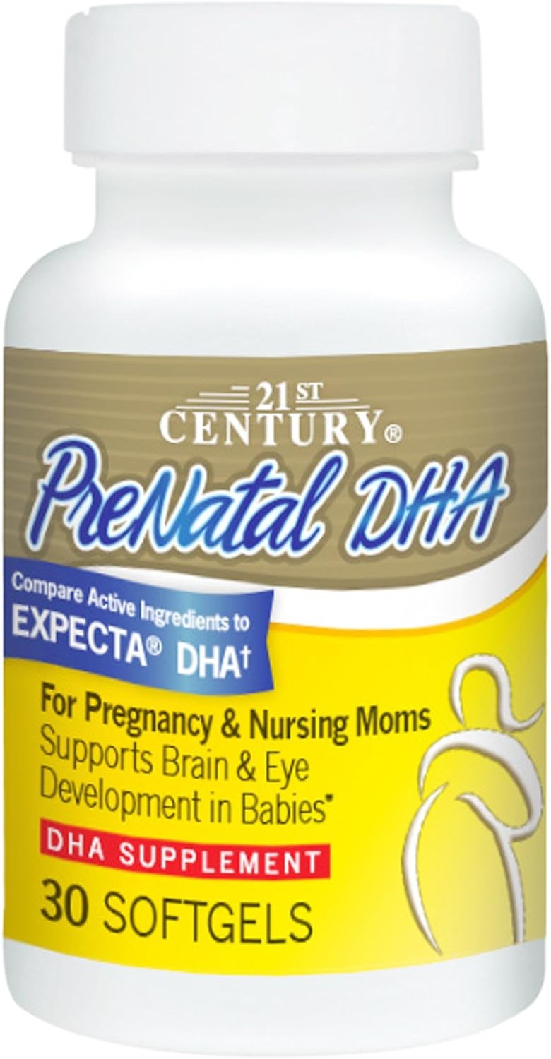 30 Softgels of 21st Century PreNatal DHA - Pack of 2