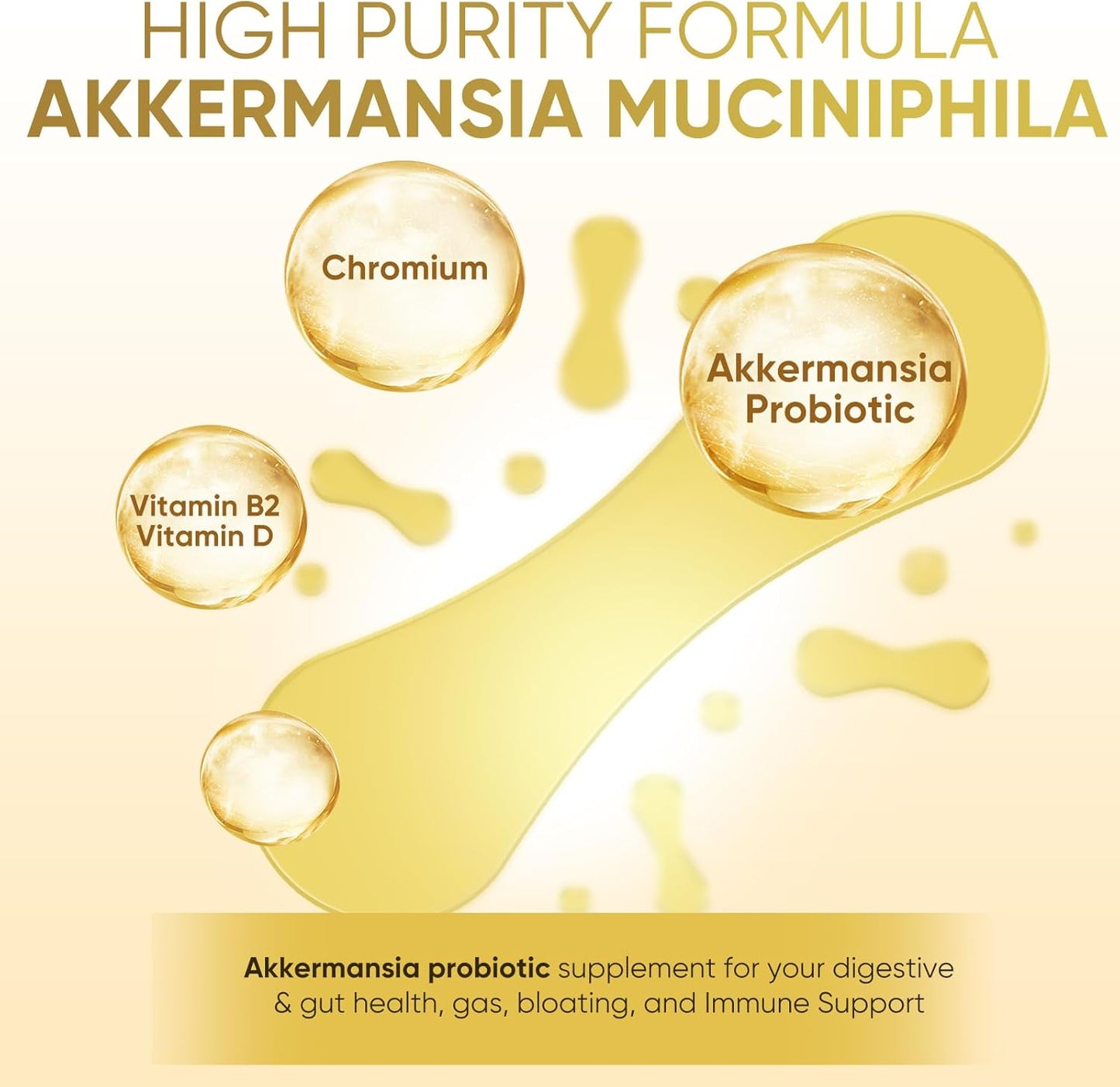 300 Billion AFU Akkermansia Prebiotic and Probiotic Muciniphila for Digestive, Gut, and Immune Health (120 Capsules)