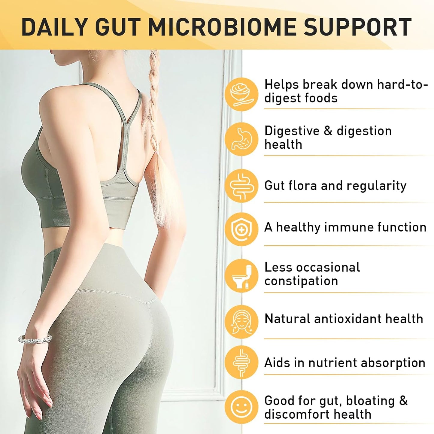300 Billion CFU Probiotic Supplement with 11 Strains & Digestive Enzymes - Women & Men's Gut Health, Immune Support, Gas & Bloating Relief - 240 Capsules