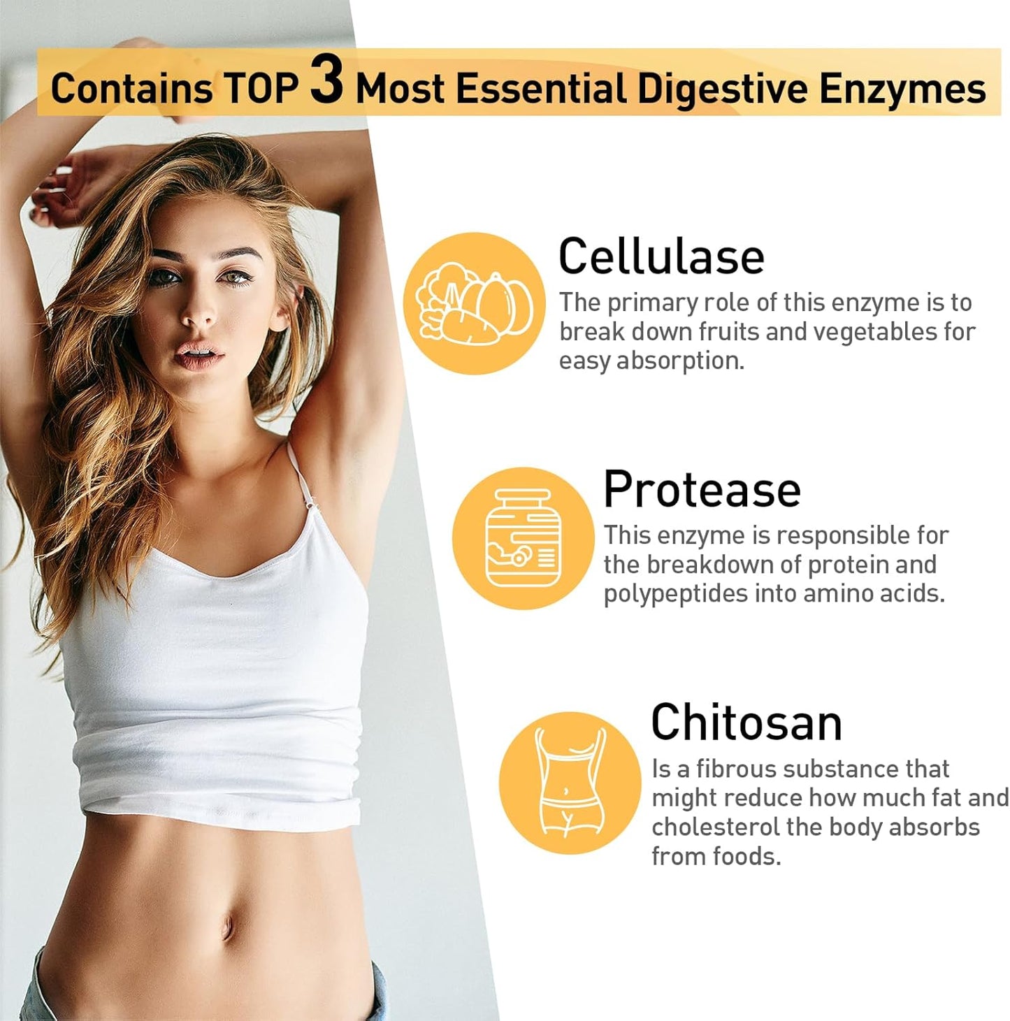 300 Billion CFU Probiotic Supplement with 11 Strains & Digestive Enzymes - Women & Men's Gut Health, Immune Support, Gas & Bloating Relief - 240 Capsules