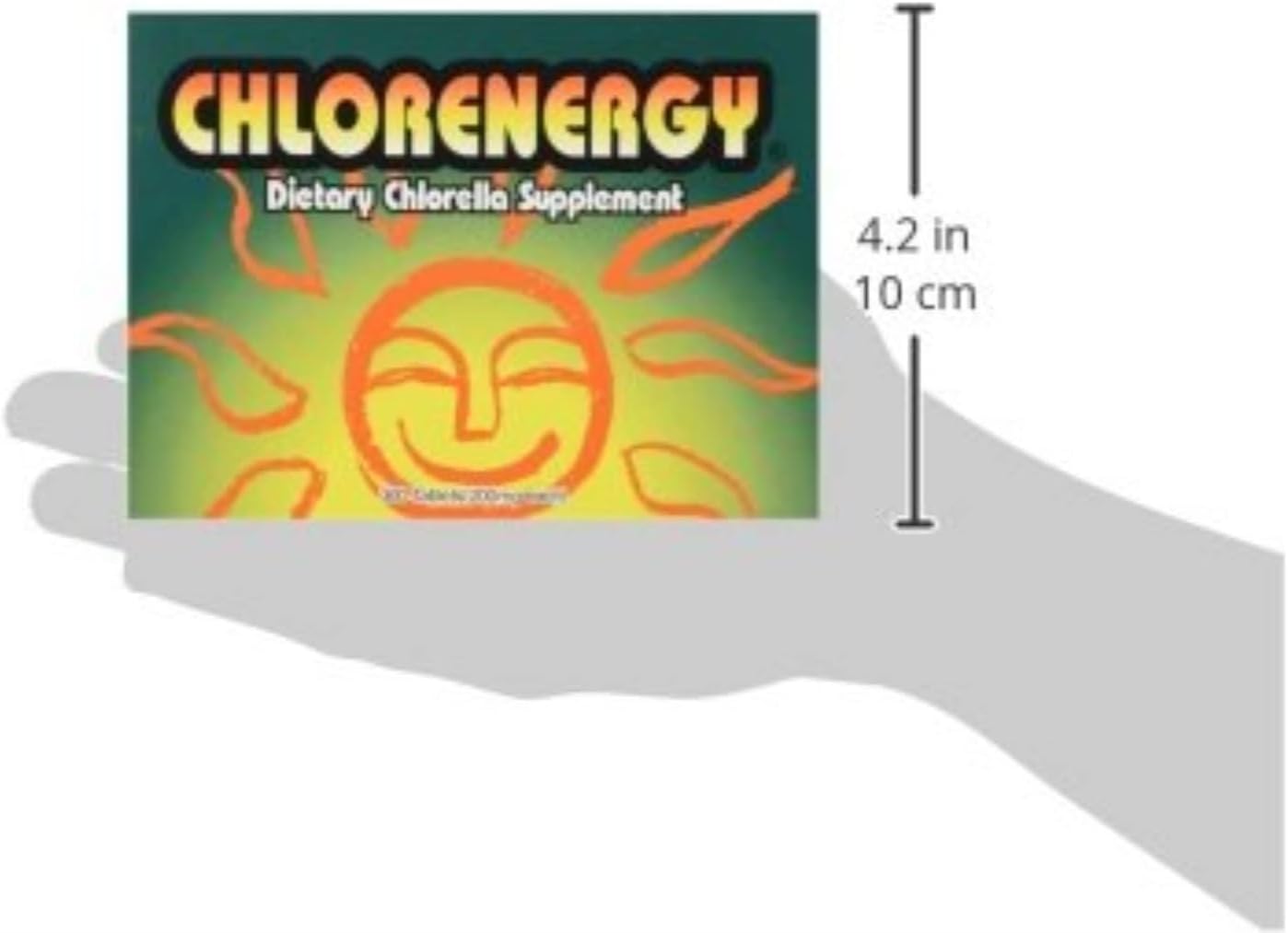 300 Count Chlorenergy Chlorella Tablets, 200mg - Natural Detox Supplement for Immune Support