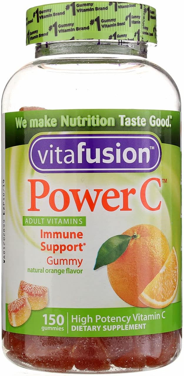 300 Count Vitafusion Power C Gummies - Immune Support Supplement