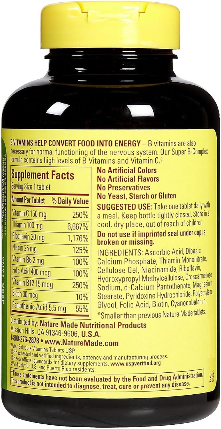 300 ct Nature Made Super Vitamin B-Complex Tablets