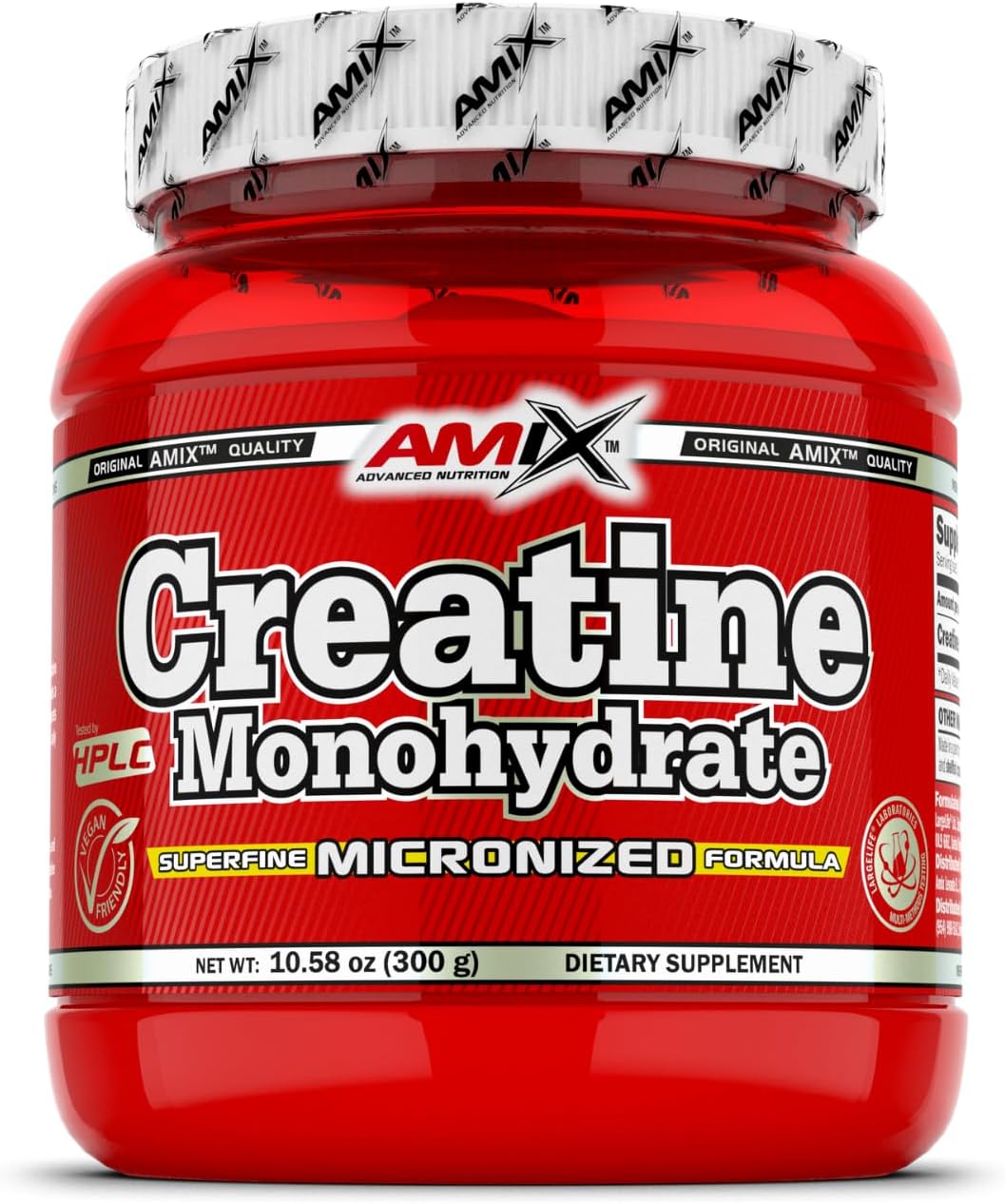 300 Grams of Amix Creatine Monohydrate Powder - Pure Muscle Building Supplement