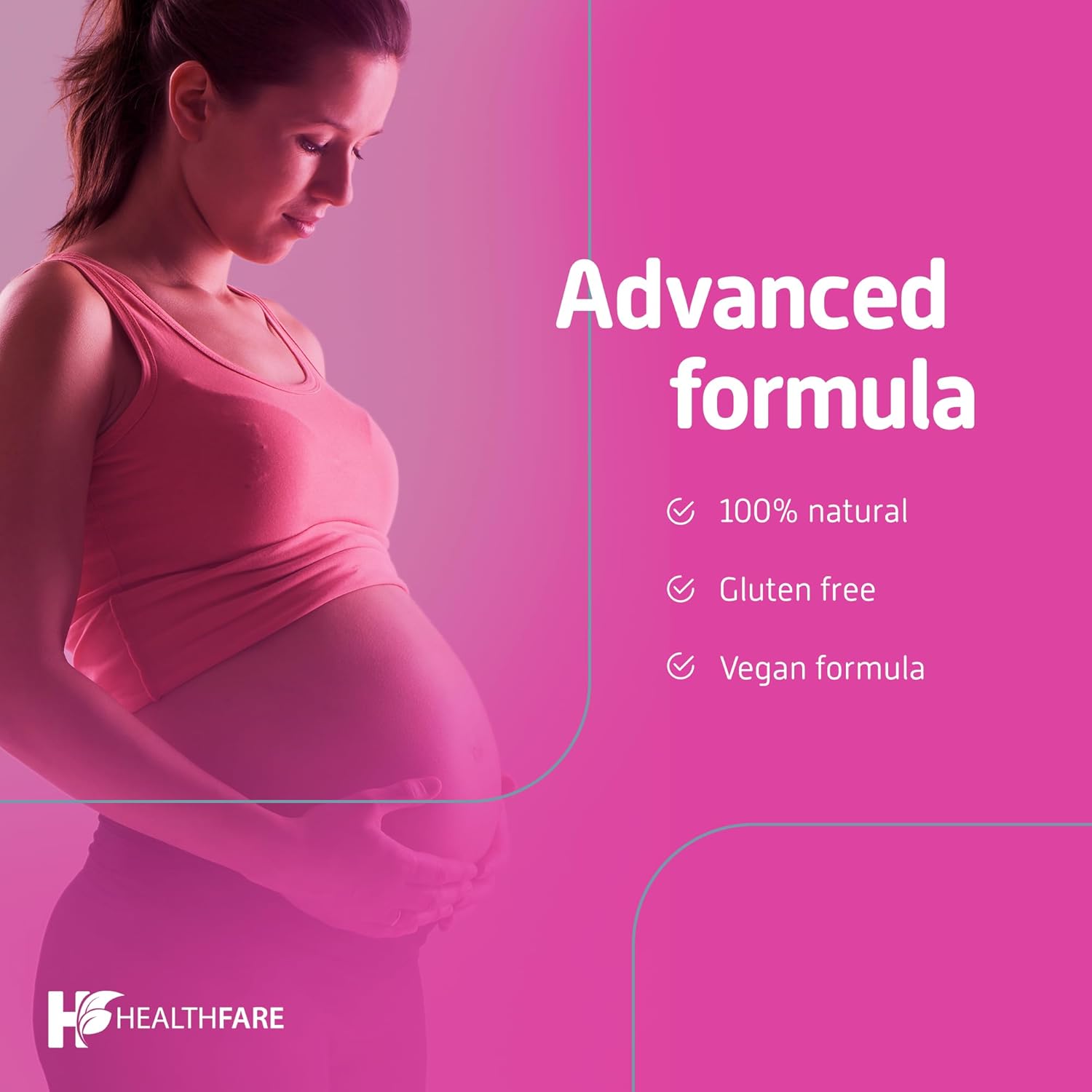 300 Tablets Healthfare Folic Acid 400mcg Folate Vitamin B9 Gluten-Free Non-GMO Supplement