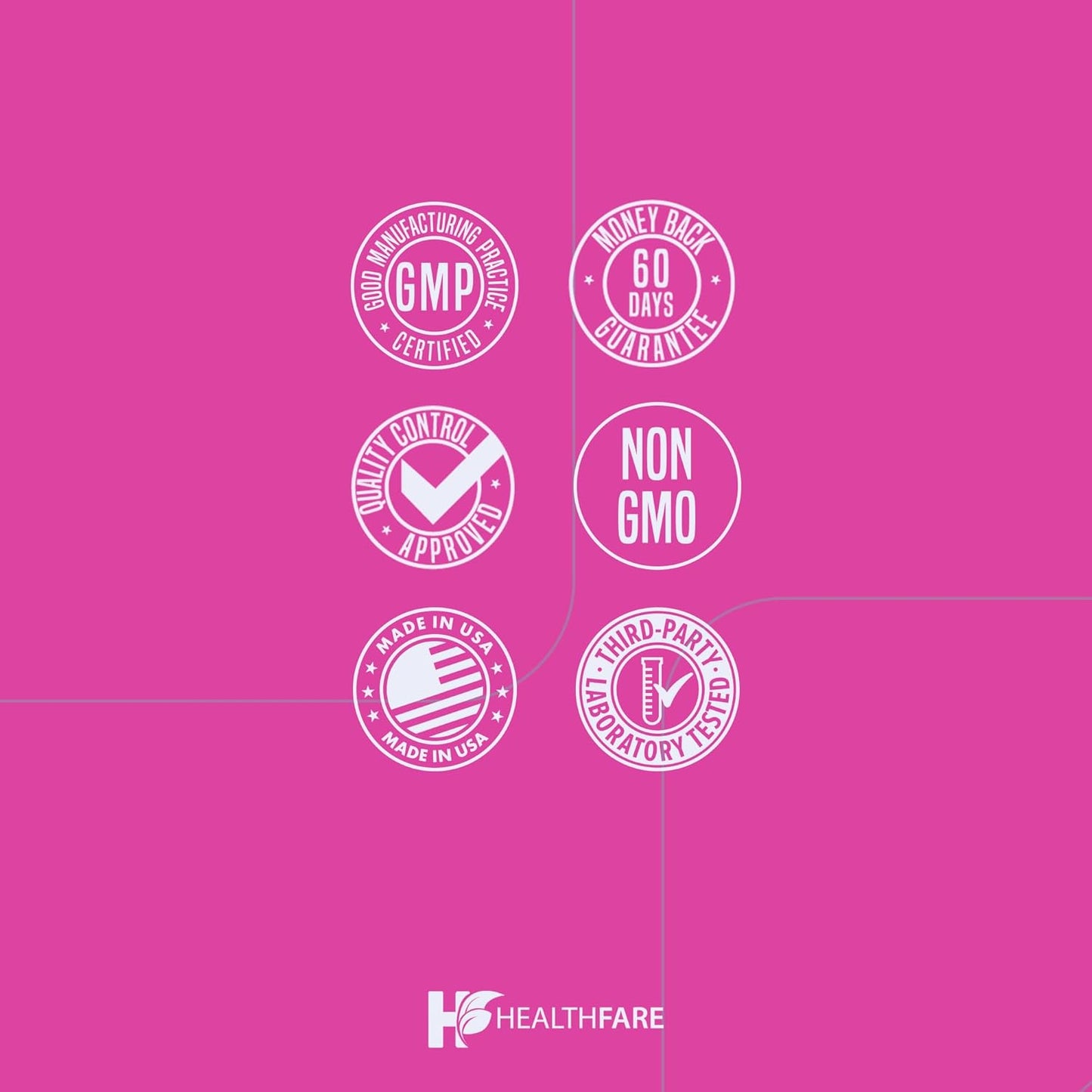 300 Tablets Healthfare Folic Acid 400mcg Folate Vitamin B9 Gluten-Free Non-GMO Supplement