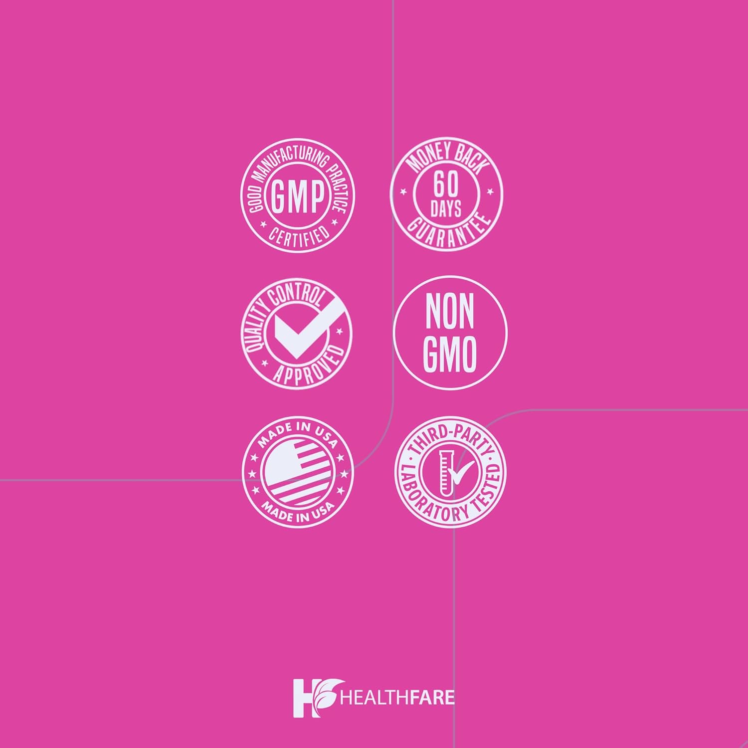 300 Tablets Healthfare Folic Acid 400mcg Folate Vitamin B9 Gluten-Free Non-GMO Supplement